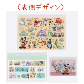 ディズニー(Disney)の【ディズニーランド 購入品】ジップケース　ファイル(キャラクターグッズ)