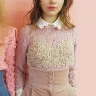 ハニーミーハニー(Honey mi Honey)のbusteir knit tops(ニット/セーター)