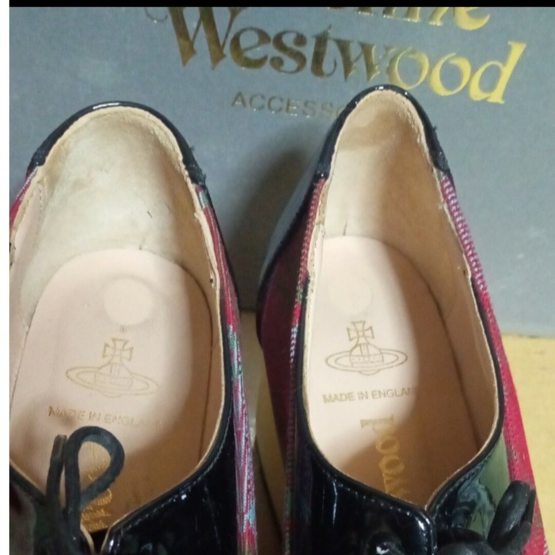 Vivienne Westwood(ヴィヴィアンウエストウッド)の青山店限定ヴィヴィアンウエストウッド　ロッキンホース　ギリー　タータンチェック レディースの靴/シューズ(その他)の商品写真