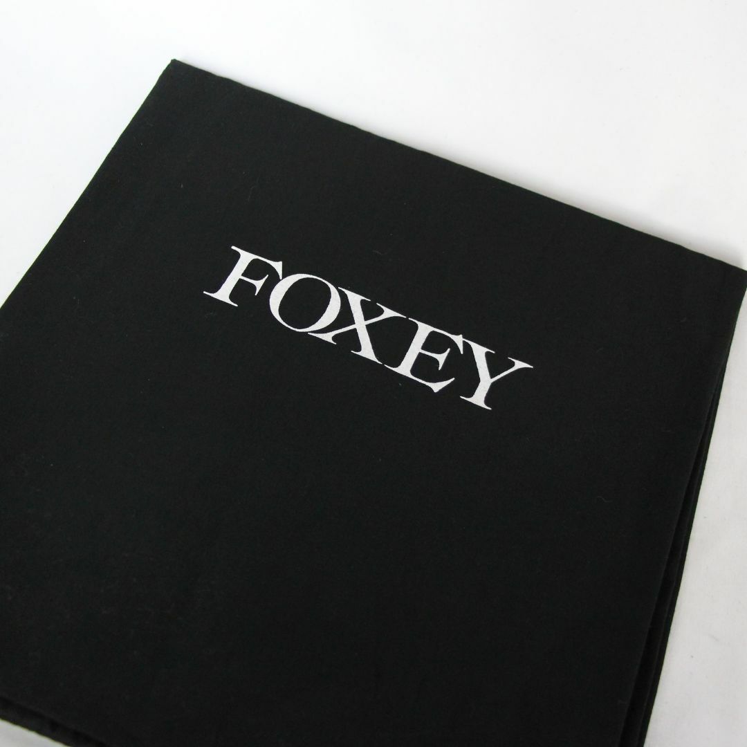 FOXEY(フォクシー)のフォクシー　ファー　ロングブーツ　35 22.0　黒 ブラック スエード レディースの靴/シューズ(ブーツ)の商品写真