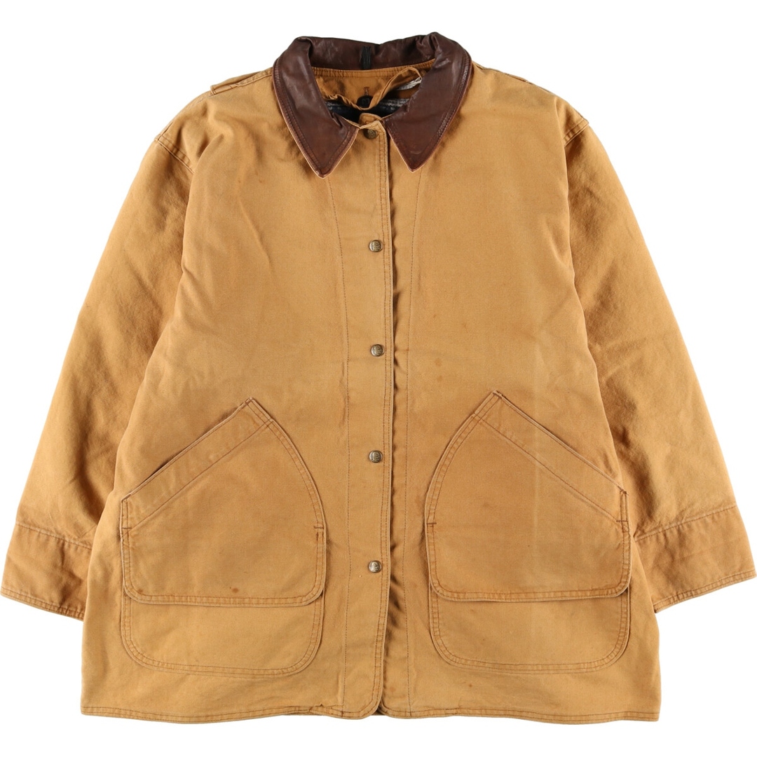 WOOLRICH(ウールリッチ)の古着 80年代 ウールリッチ WOOLRICH THE WOMAN ダック ハンティングジャケット USA製 レディースXL ヴィンテージ /eaa398209 レディースのジャケット/アウター(その他)の商品写真