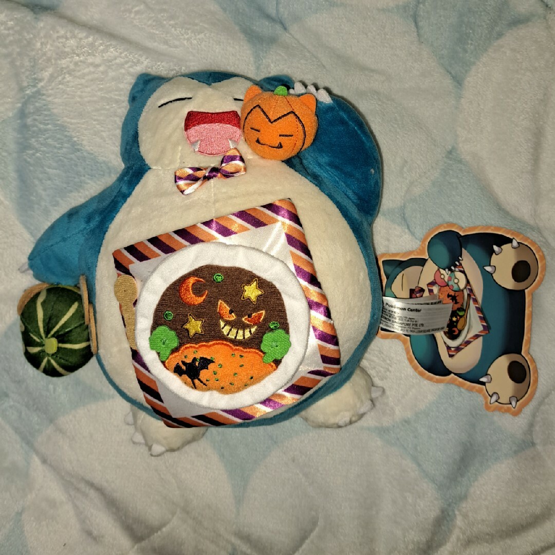 新品未使用タグ付き】ポケモンセンターカビゴンハロウィンぬいぐるみ