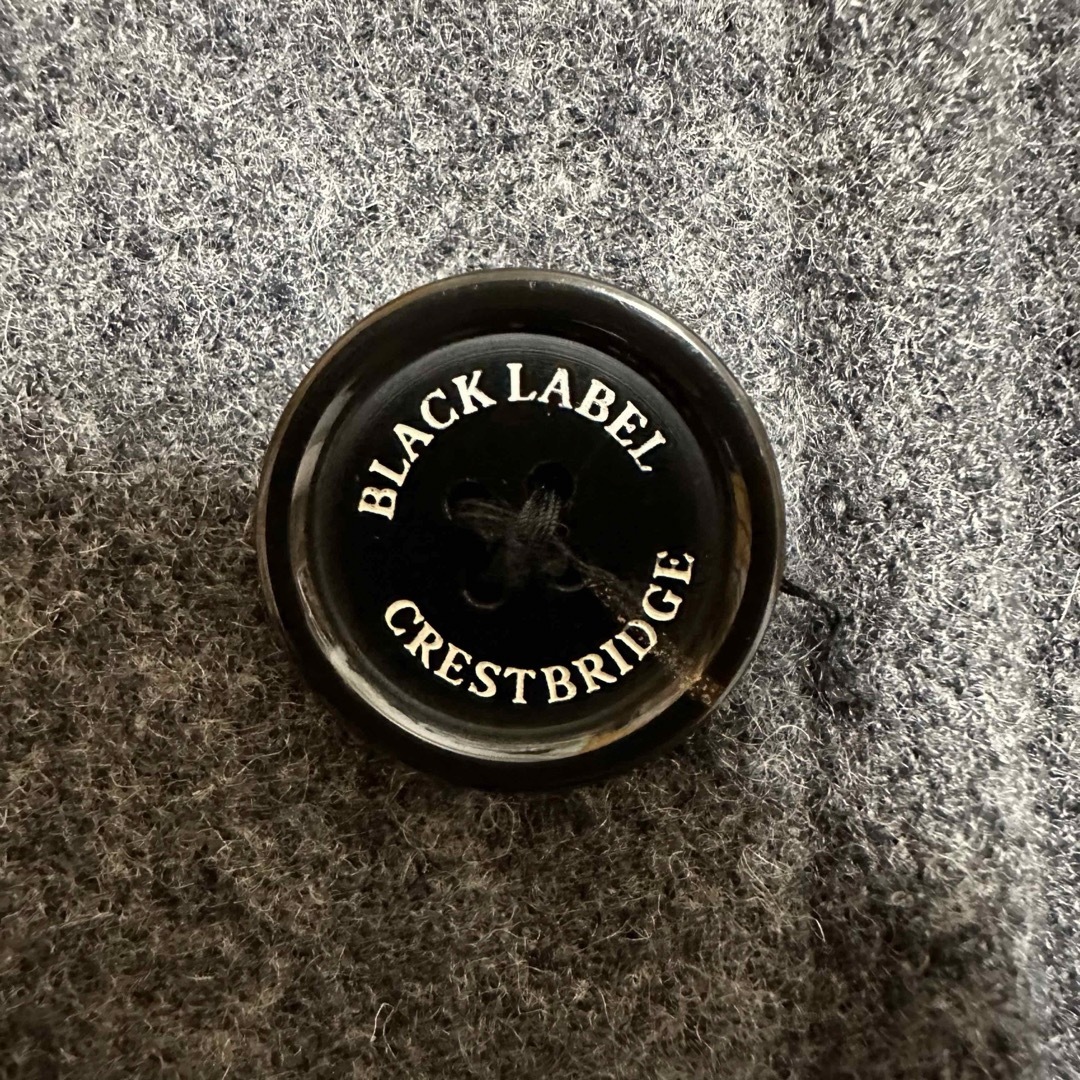 BLACK LABEL CRESTBRIDGE(ブラックレーベルクレストブリッジ)の【ブラックレーベルクレストブリッジ】コート グレー チェック柄 美品 メンズのジャケット/アウター(ステンカラーコート)の商品写真
