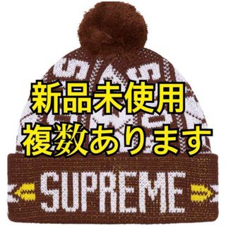 シュプリーム(Supreme)のSupreme Snow Beanie "Brown"スノー ビーニー ブラウン(ニット帽/ビーニー)