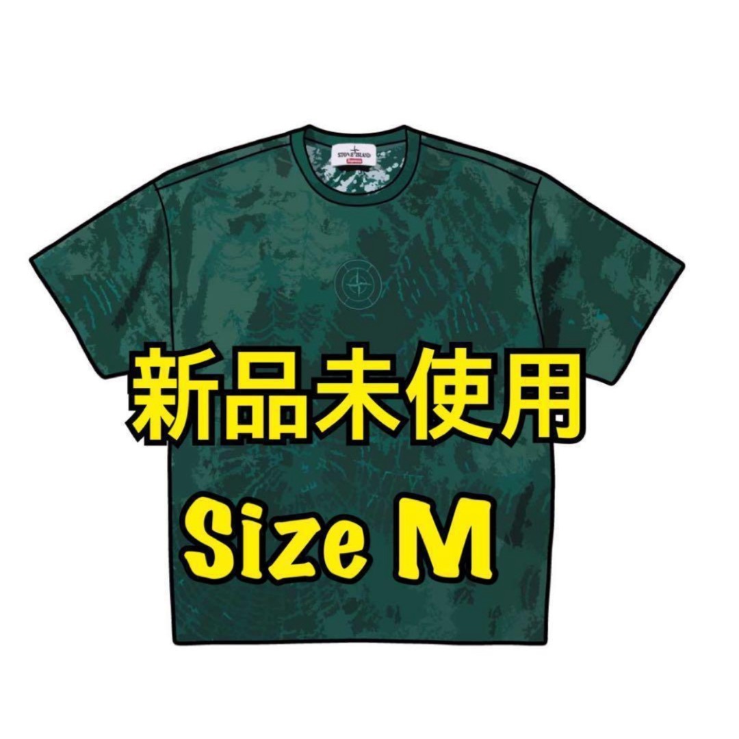 Tシャツ/カットソー(半袖/袖なし)Supreme Stone Island S/S Top Dark Green