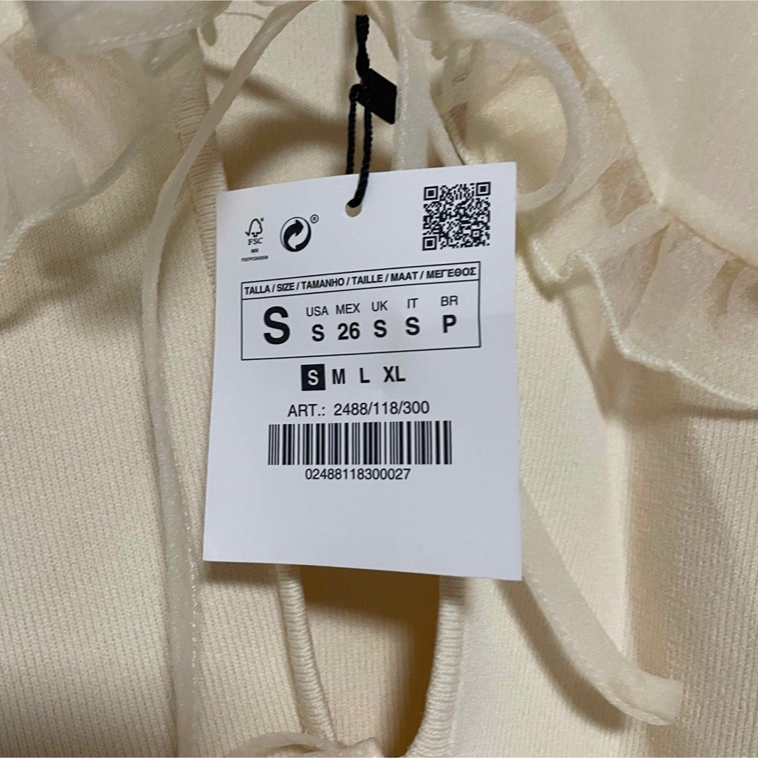 ZARA(ザラ)のZARA パフスリーブトップス レディースのトップス(シャツ/ブラウス(長袖/七分))の商品写真