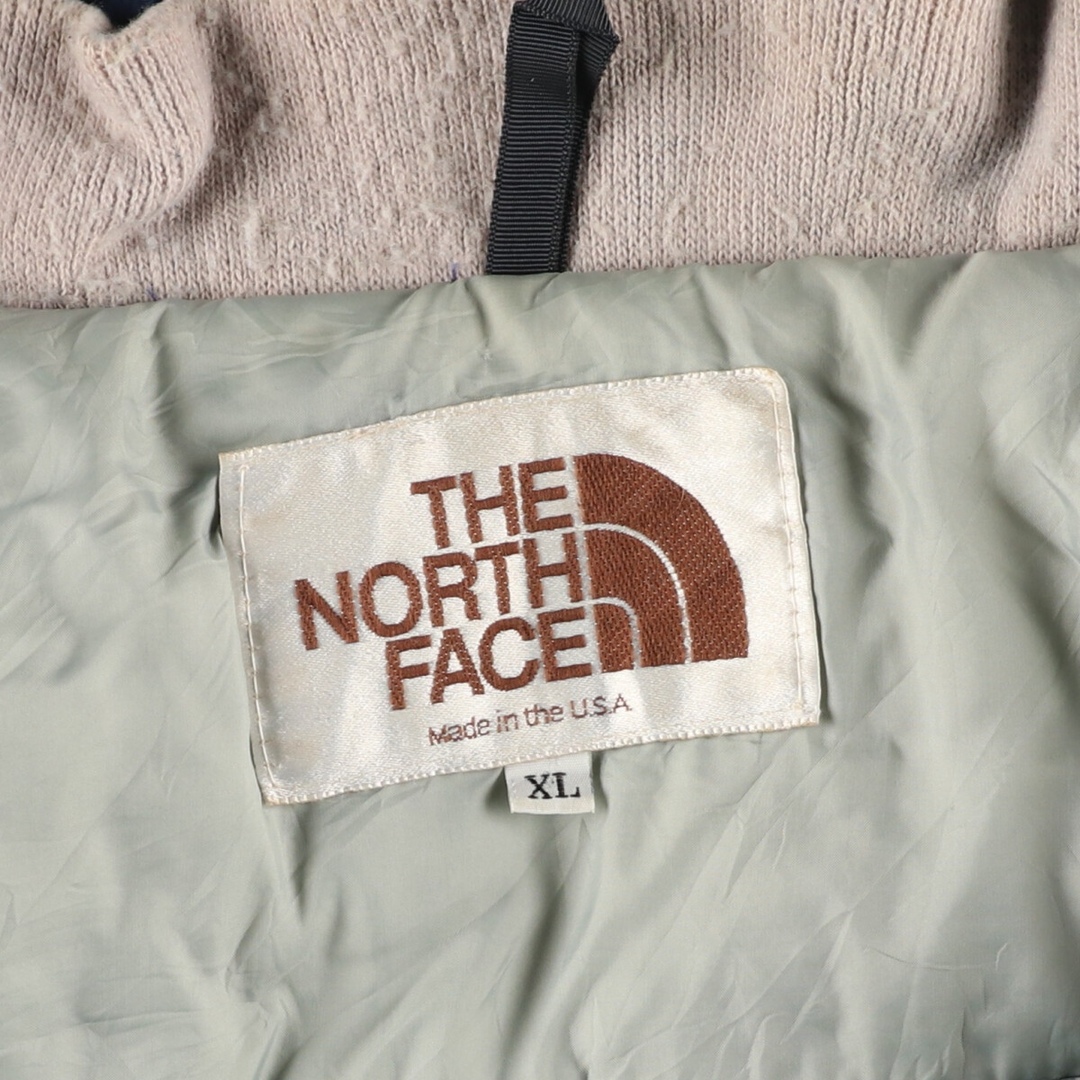 THE NORTH FACE(ザノースフェイス)の古着 80年代 ザノースフェイス THE NORTH FACE 茶タグ 中綿マウンテンパーカー USA製 メンズXL ヴィンテージ /evb004092 メンズのジャケット/アウター(マウンテンパーカー)の商品写真