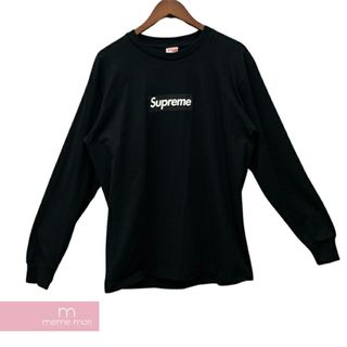 シュプリーム(Supreme)のSupreme 2020AW Box Logo L/S Tee シュプリーム ボックスロゴロングスリーブTシャツ 長袖カットソー ロンT ブラック サイズM 【231225】【中古-A】【me04】(Tシャツ/カットソー(半袖/袖なし))