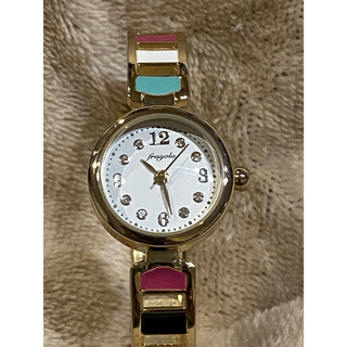 時計　トリコロール　未使用　バングル　ブレスレット腕時計(腕時計)