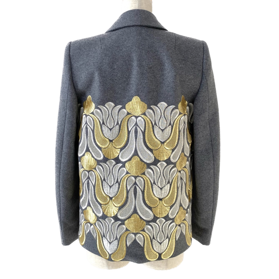 DRIES VAN NOTEN - Dries Van Noten 刺繍|ウール|ジャケット 34 DRIES VAN NOTEN - Dries Van Noten 刺繍|ウール|ジャケット 34