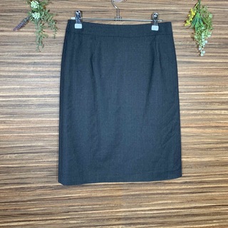 スーツカンパニー(THE SUIT COMPANY)のザ・スーツカンパニー スカート サイズ40 Lサイズ相当 黒 ブラック(ひざ丈スカート)