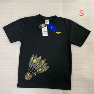 ミズノ(MIZUNO)の未使用　ミズノ　鬼滅の刃コラボレーションTシャツ　バドミントン　我妻善逸　S(バドミントン)