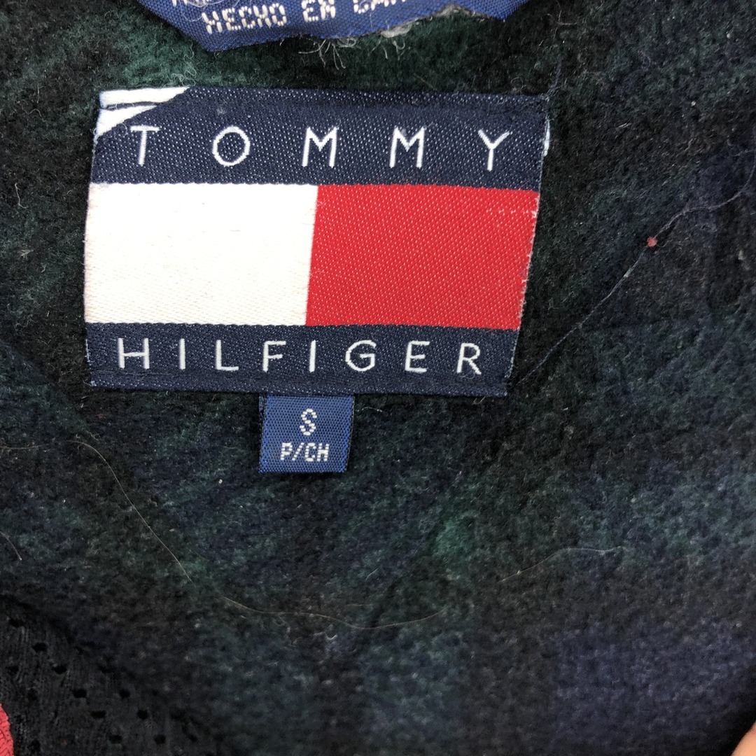 TOMMY HILFIGER(トミーヒルフィガー)の古着 90年代 トミーヒルフィガー TOMMY HILFIGER チェック柄 フリースジャケット メンズM ヴィンテージ /eaa389928 メンズのジャケット/アウター(その他)の商品写真