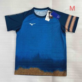 ミズノ(MIZUNO)のミズノ　鬼滅の刃コラボレーションTシャツ　テニス　バドミントン　嘴平伊之助 M(ウェア)