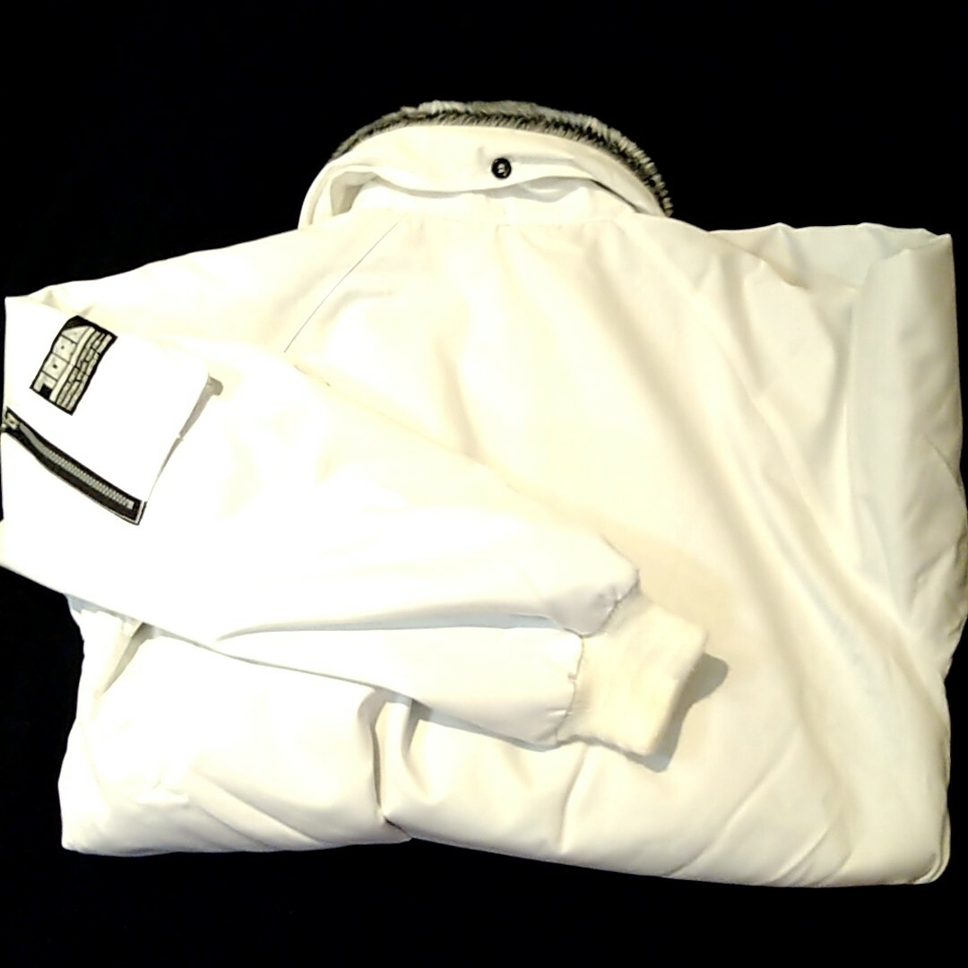 寅壱(トライチ)の寅壱!ドカジャン　3Ｌ　ホワイト メンズのジャケット/アウター(ライダースジャケット)の商品写真