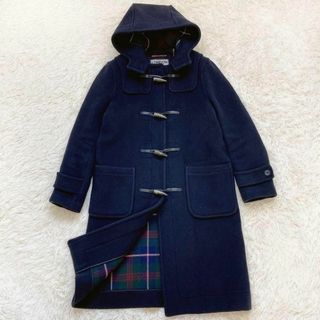 ロンドントラディション(LONDON TRADITION)のロンドントラディション　ロング　ダッフルコート　38 ネイビー × チェック(ロングコート)