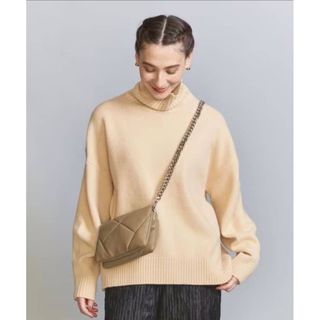 ビューティアンドユースユナイテッドアローズ(BEAUTY&YOUTH UNITED ARROWS)の新品☆ウールカシミヤ オーバータートルネックニットプルオーバー(ニット/セーター)