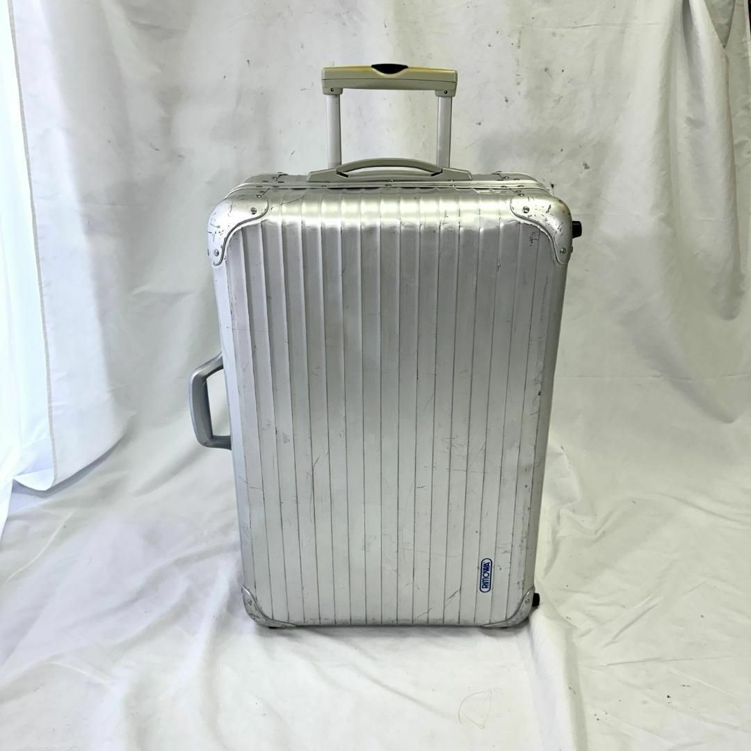 レア リモワ 青ロゴ トパーズ 2輪 63L アルミ キャリーケース レア リモワ 青ロゴ トパーズ 2輪 63L アルミ キャリーケース