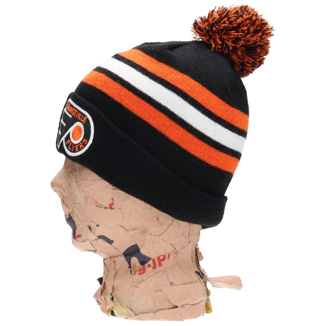 古着 Athletic Knit NHL PHILADELPHIA FLYERS フィラデルフィアフライヤーズ ニット帽 ビーニー /gaa002543 レディースの帽子(ニット帽/ビーニー)の商品写真