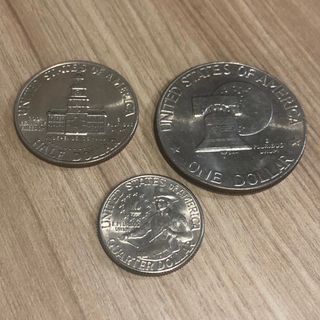 アメリカ建国200周年記念硬貨 3枚セット(貨幣)