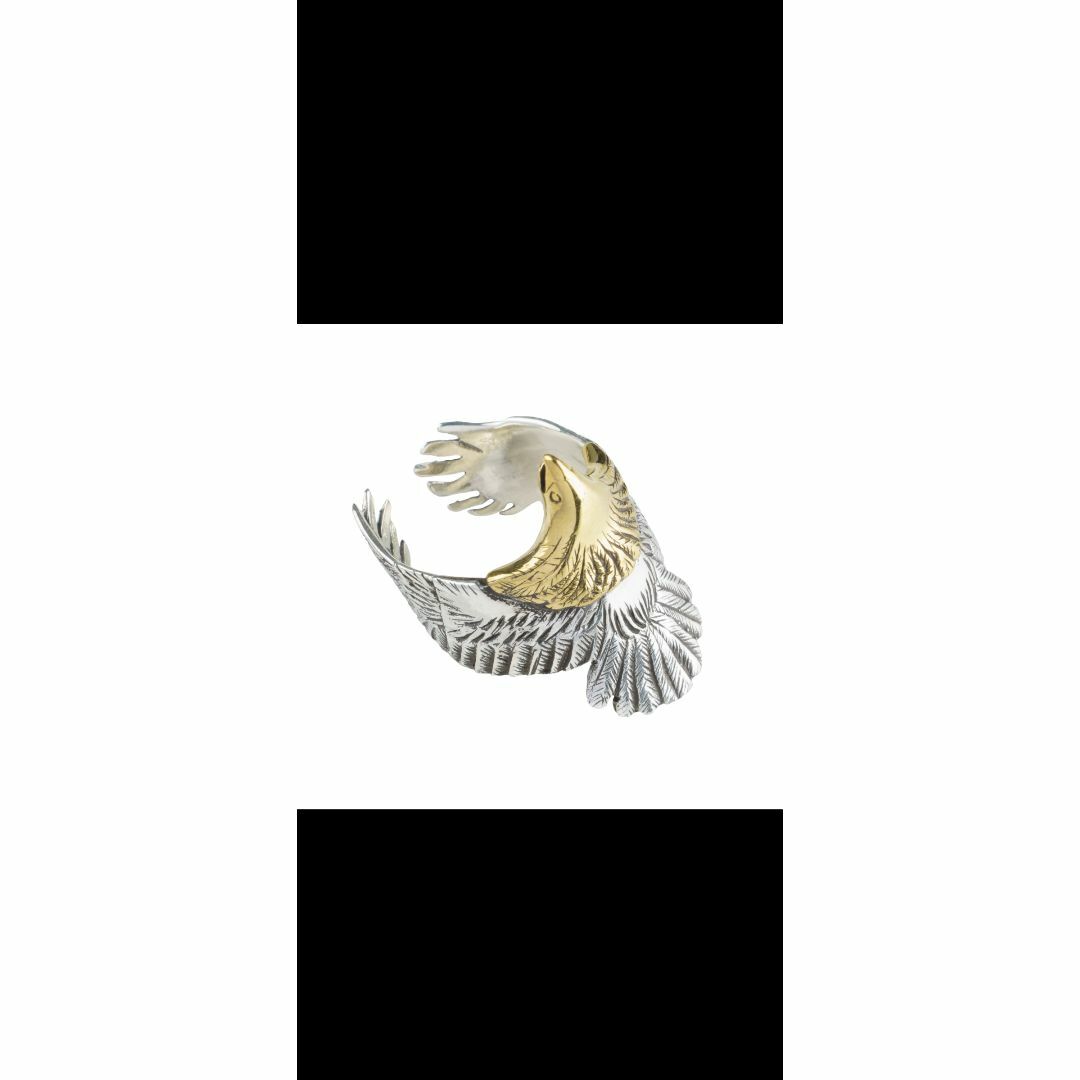 鷹 シルバー リング ゴールド メンズアクセサリー レディース メンズのアクセサリー(リング(指輪))の商品写真