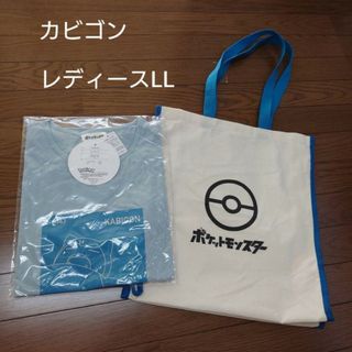 ポケモン(ポケモン)のポケットモンスター　カビゴン　レディース　長袖　Tシャツ　ロンＴ　トートバッグ(Tシャツ(長袖/七分))