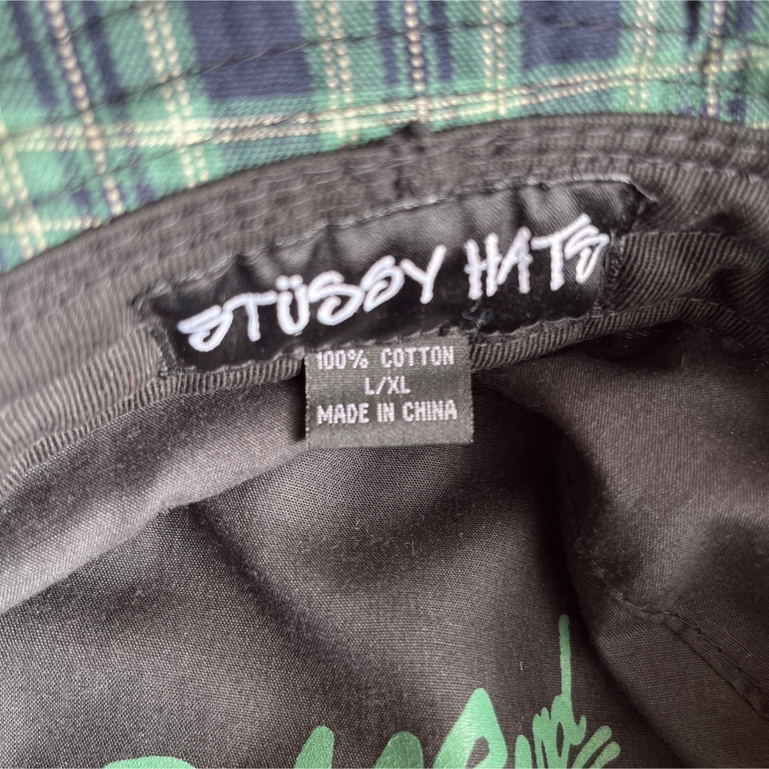 STUSSY(ステューシー)のstussy チェック ハット 帽子 L/XL メンズの帽子(ハット)の商品写真