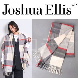 ジョシュアエリス(Joshua Ellis)の新品■ジョシュアエリス×ユナイテッドアローズ別注カシミストール ブロックチェック(ストール/パシュミナ)