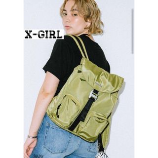 エックスガール(X-girl)の【美品♡】X-girl MILITARY DAYPACK リュック　バックパック(リュック/バックパック)