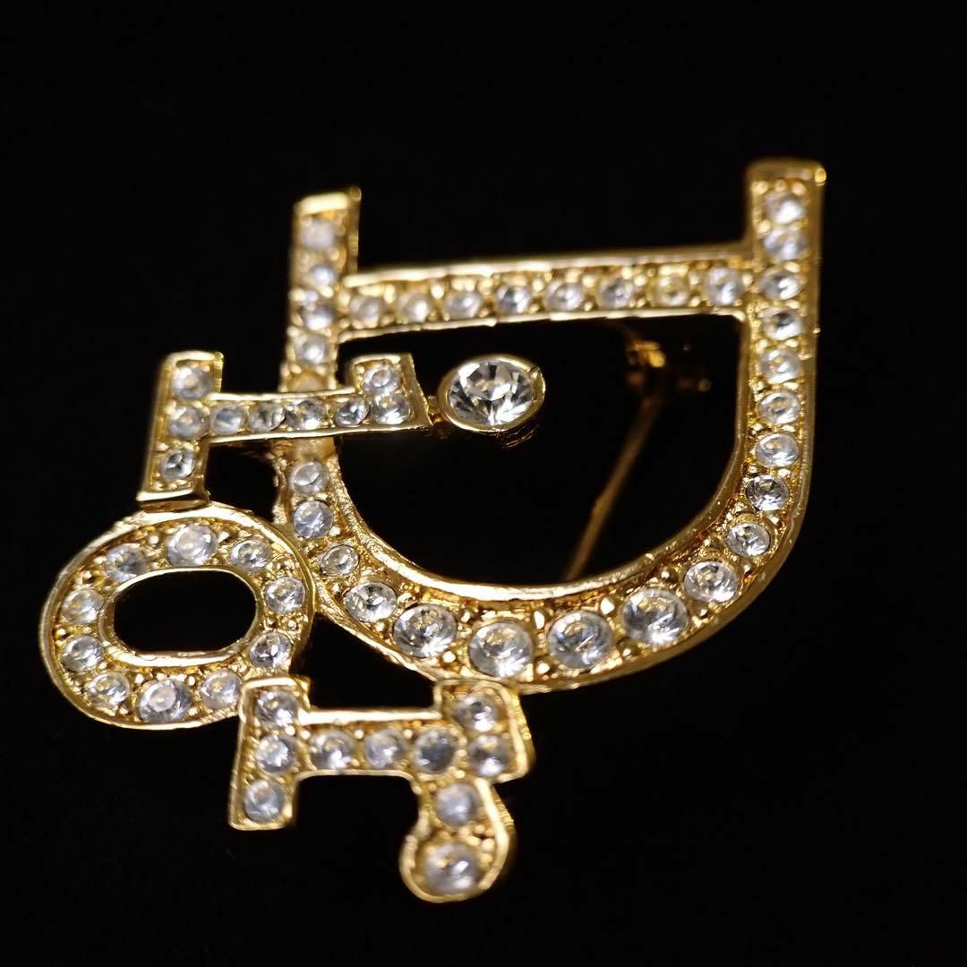 美品 Dior ディオール ロゴブローチ ドイツ製ヴィンテージ ゴールド 127 美品 Dior ディオール ロゴブローチ ドイツ製ヴィンテージ ゴールド 127