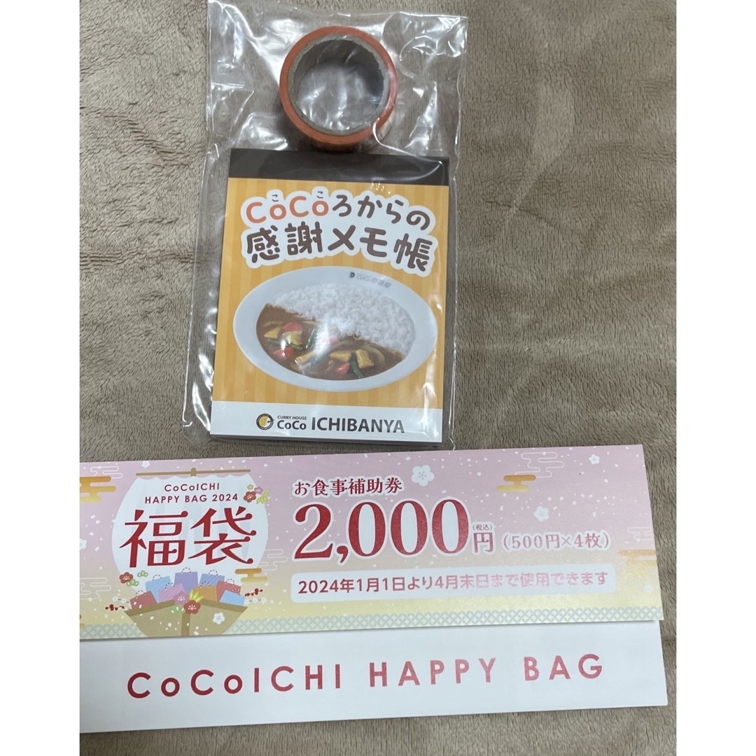 CoCo壱番屋 福袋 2024 ココイチ - 割引券