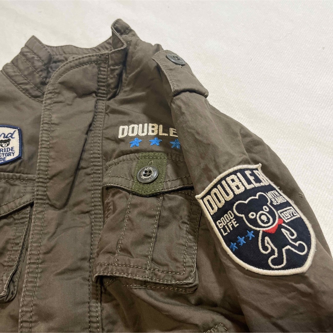 DOUBLE.B(ダブルビー)のミキハウス ダブルビー ワークジャンバー 120 キッズ/ベビー/マタニティのキッズ服男の子用(90cm~)(ジャケット/上着)の商品写真