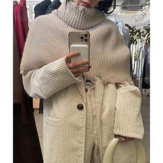 アメリヴィンテージ(Ameri VINTAGE)のAmeri / 2WAY LAYERED KNIT BOLERO(ポンチョ)