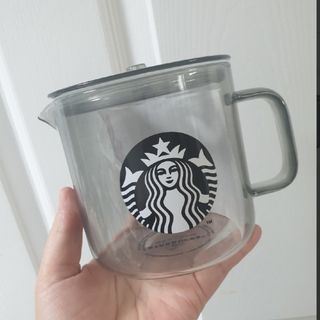 スターバックス(Starbucks)の韓国スタバ グレーグラスサーバー570ml(容器)