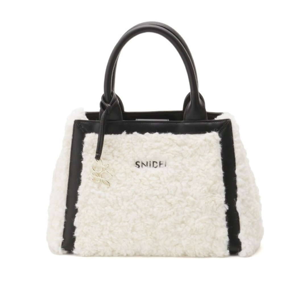 SNIDEL - 新品 SNIDEL 【コートラボ】ボアトートバッグ SNIDEL - 新品 SNIDEL 【コートラボ】ボアトートバッグ