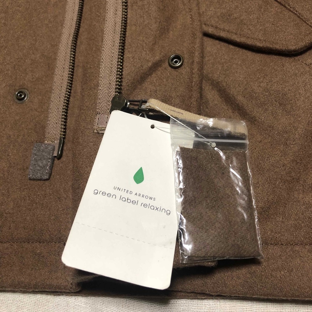 UNITED ARROWS green label relaxing(ユナイテッドアローズグリーンレーベルリラクシング)の【新品未使用】UNITED ARROWS GLR 2WAYモッズコート S 茶系 メンズのジャケット/アウター(モッズコート)の商品写真