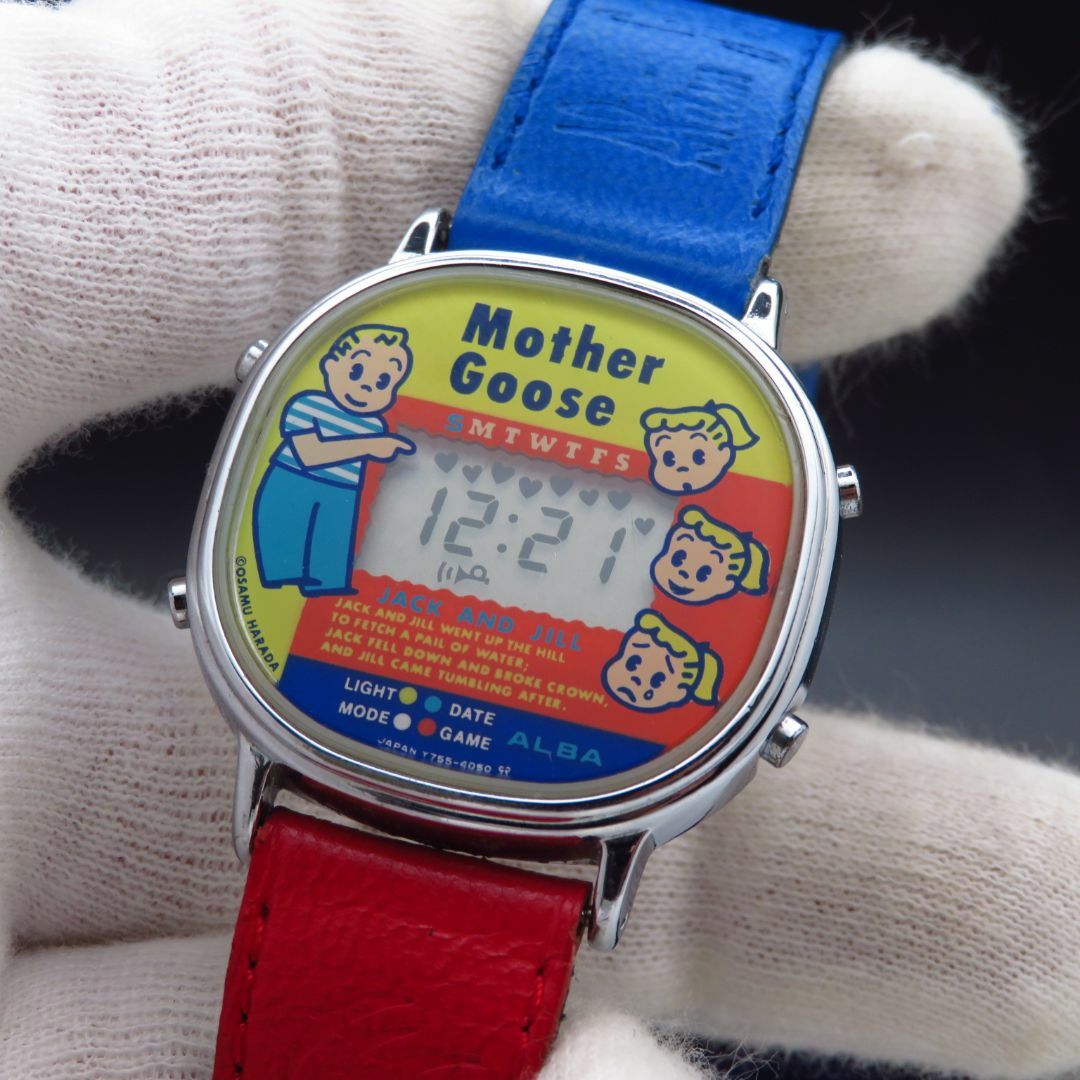 SEIKO(セイコー)のALBA Mother Goose デジタル腕時計 ゲーム機能 レトロ メンズの時計(腕時計(デジタル))の商品写真