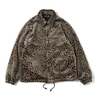 マインデニム(MINEDENIM)のMINEDENIM Leopard Fur Coach JKT(ブルゾン)