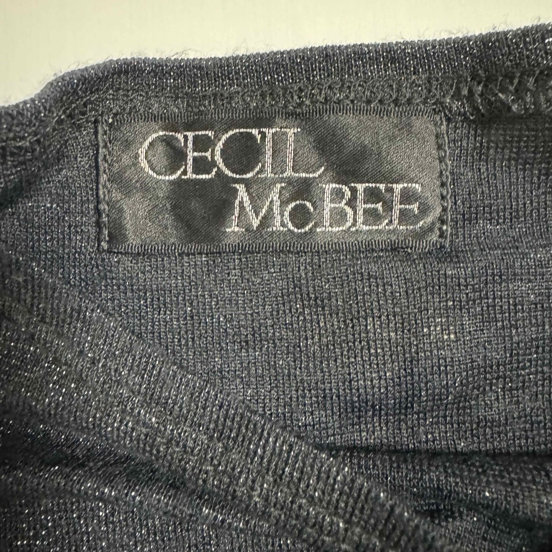 CECIL McBEE(セシルマクビー)の● CECIL McBEE セシルマクビー ラメ タンクトップ 日本製 ● レディースのトップス(タンクトップ)の商品写真