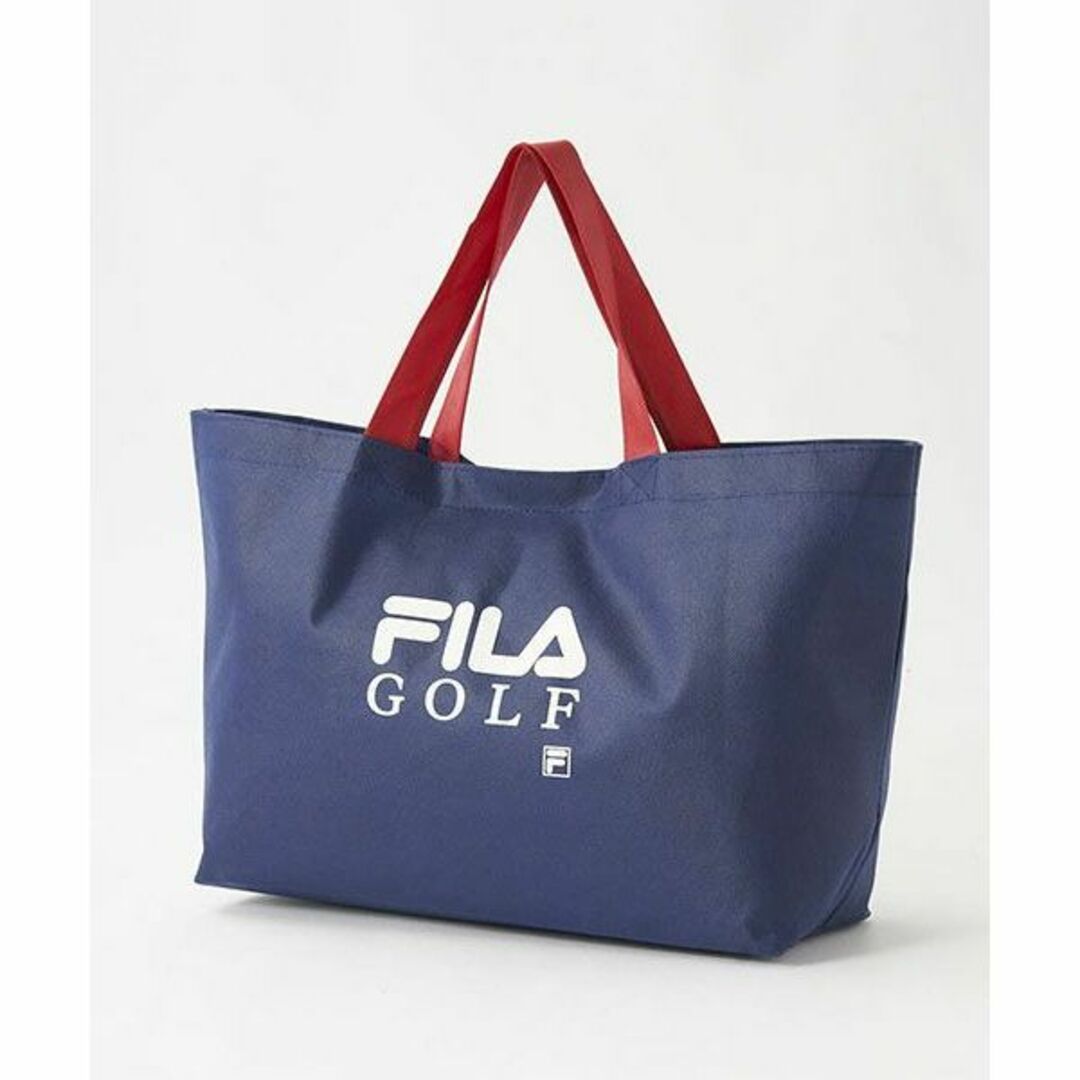 FILA(フィラ)のFILA ゴルフ トートバック 黒 ブラック フィラ ランドリーバック 不織物 スポーツ/アウトドアのゴルフ(バッグ)の商品写真