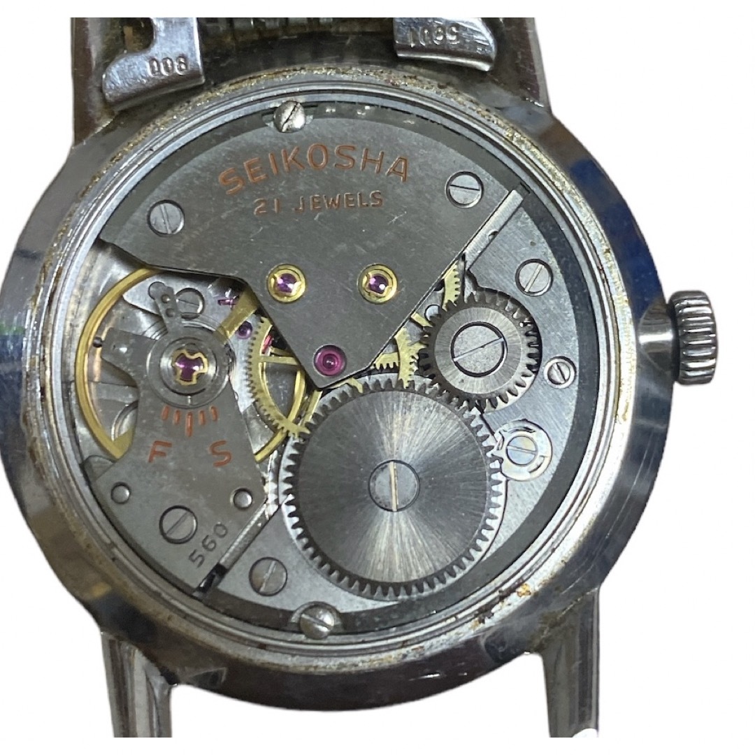 SEIKO(セイコー)のSEIKO CROWN セイコークラウン　ダイアショック 手巻き 精工舎　希少 メンズの時計(腕時計(アナログ))の商品写真