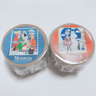 ムーミン(MOOMIN)のMoomin   マスキングテープ　切手シリーズ(テープ/マスキングテープ)