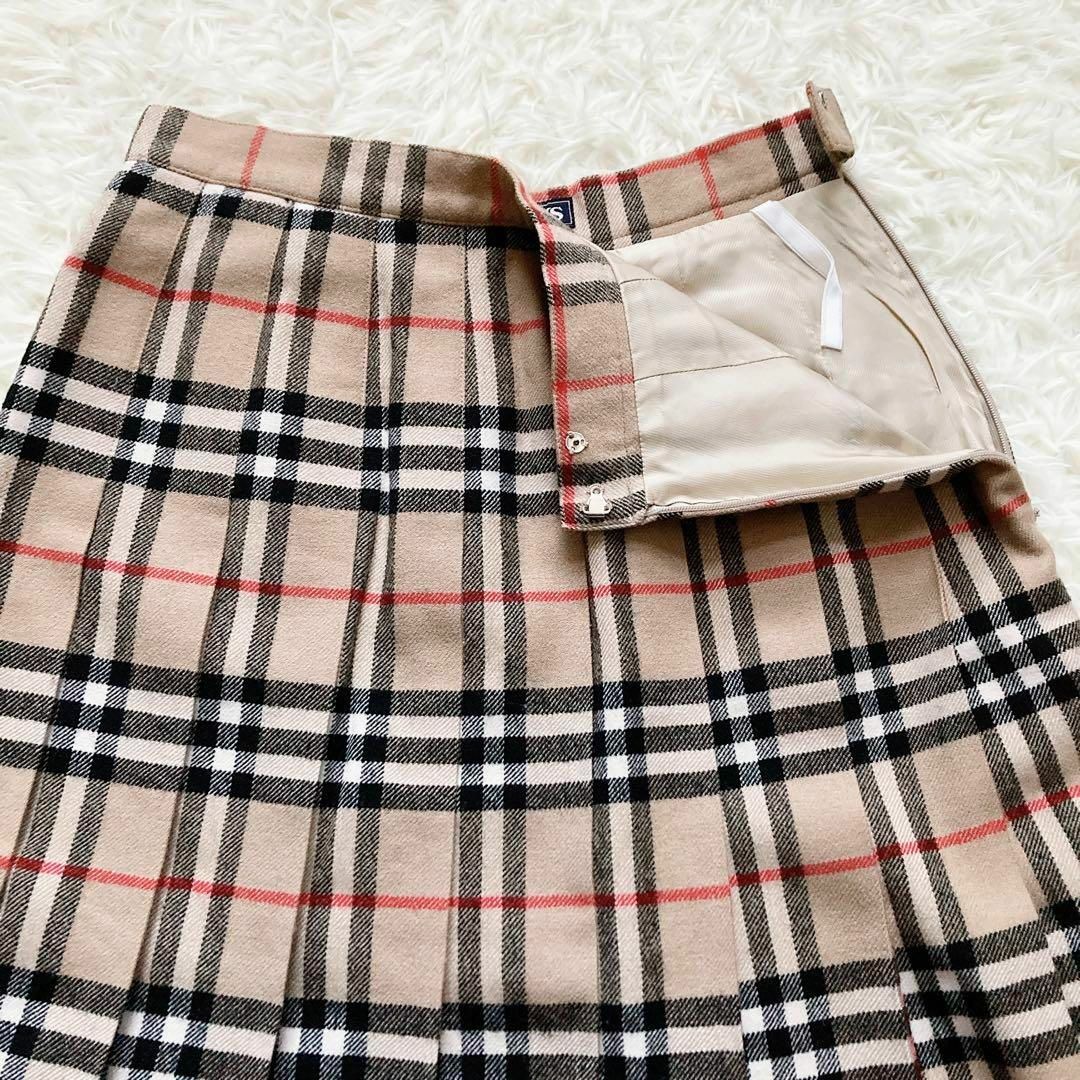 BURBERRY(バーバリー)の【美品】Burberrys バーバリー　ノバチェック プリーツスカート ウール レディースのスカート(ひざ丈スカート)の商品写真