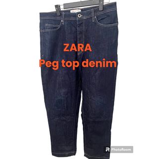 ザラ(ZARA)のZara peg top rigid denim ザラ ペグトップ デニム(デニム/ジーンズ)