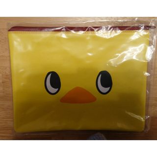 ニッシンショクヒン(日清食品)の未開封ひよこちゃんオリジナルクリアポーチ(ノベルティグッズ)