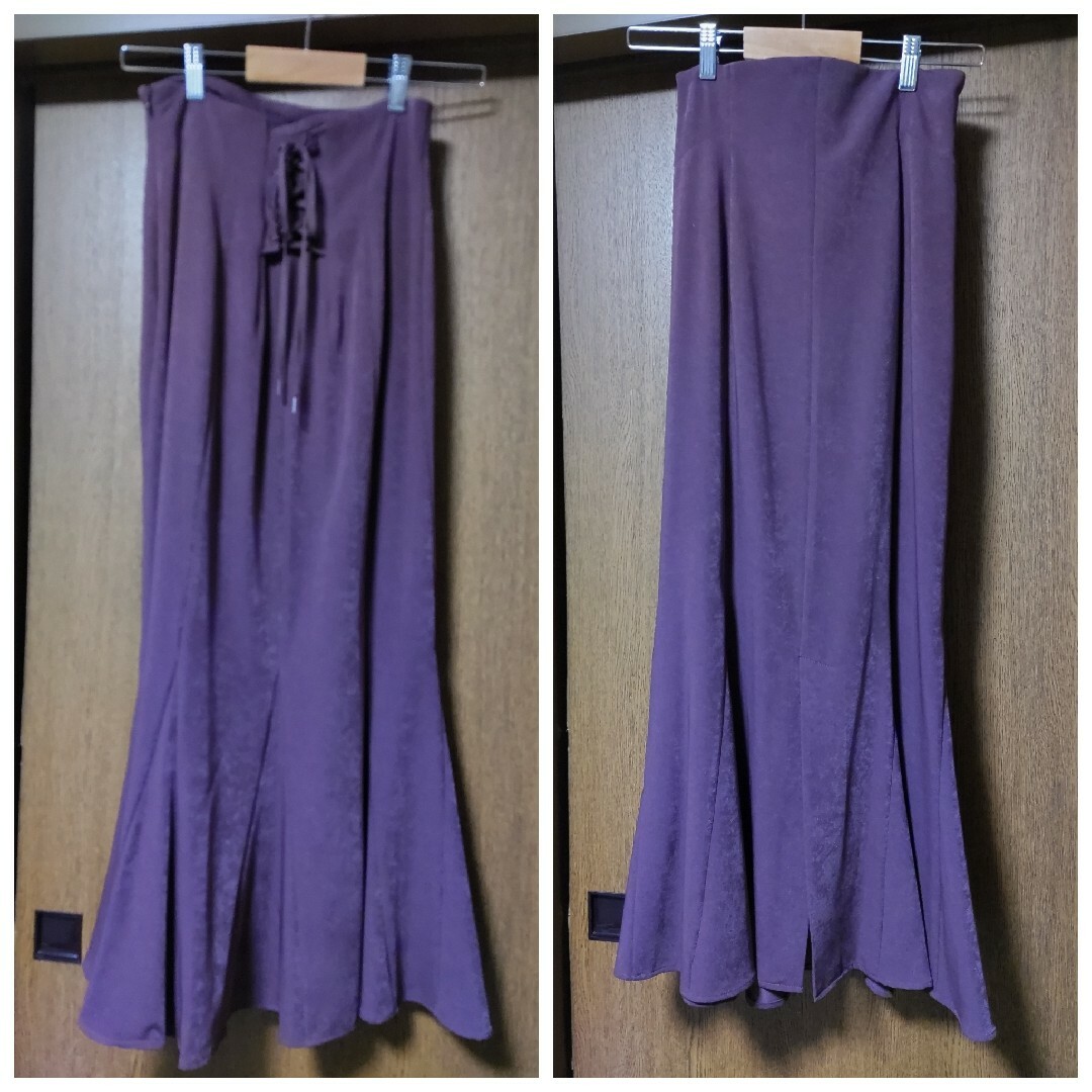 COCO DEAL(ココディール)のココディールピーチ起毛マーメイドスカート レディースのスカート(ロングスカート)の商品写真