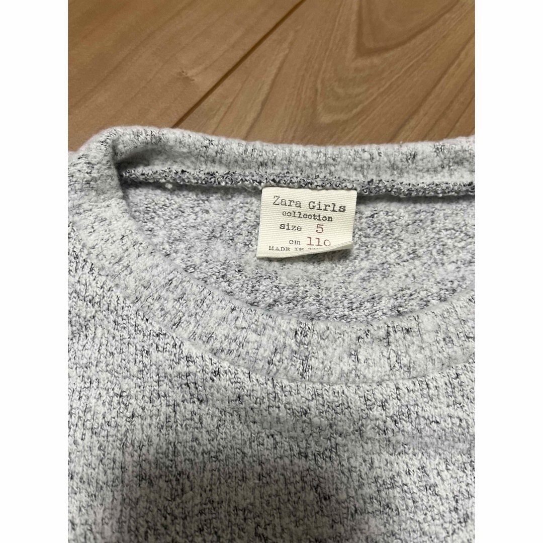 ZARA KIDS(ザラキッズ)のZARA KIDS  トップス　長袖　トレーナー キッズ/ベビー/マタニティのキッズ服女の子用(90cm~)(Tシャツ/カットソー)の商品写真