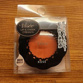 ヴィセ(VISEE)のViseeリップ&チーククリーム　ヌーディーベージュ新品(チーク)