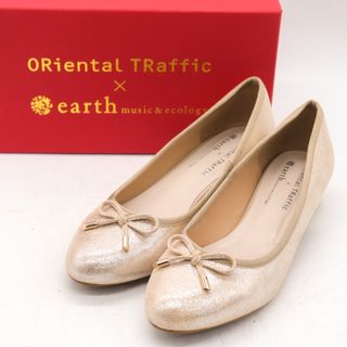 オリエンタルトラフィック パンプス earth music&ecologyコラボ 靴 シューズ レディース 39サイズ ゴールド ORiental TRaffic(ハイヒール/パンプス)