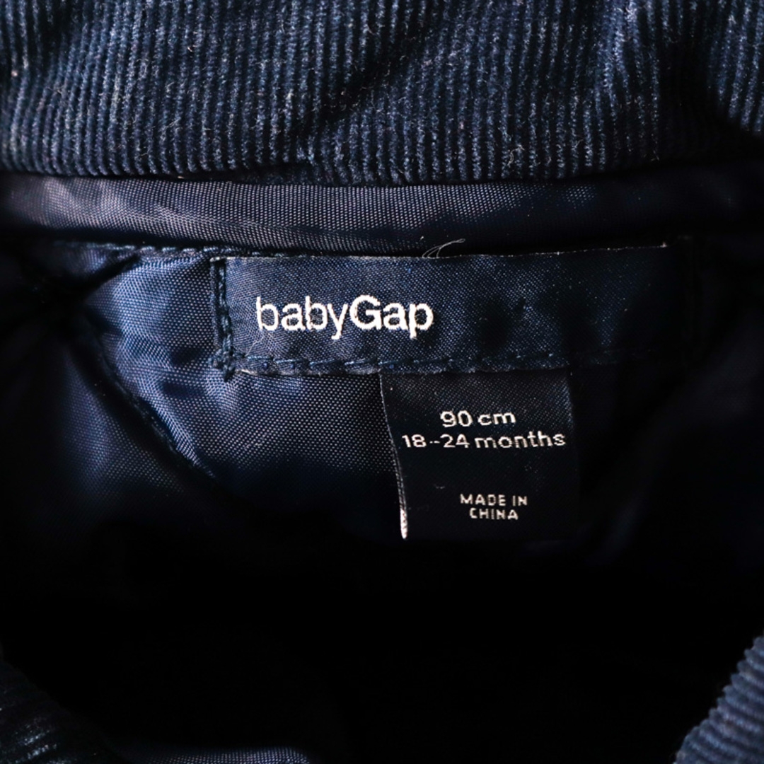 GAP(ギャップ)のギャップ キルティングジャケット ジャンパー チェック柄 アウター ベビー 男の子用 90サイズ ネイビー×グリーン GAP キッズ/ベビー/マタニティのベビー服(~85cm)(ジャケット/コート)の商品写真